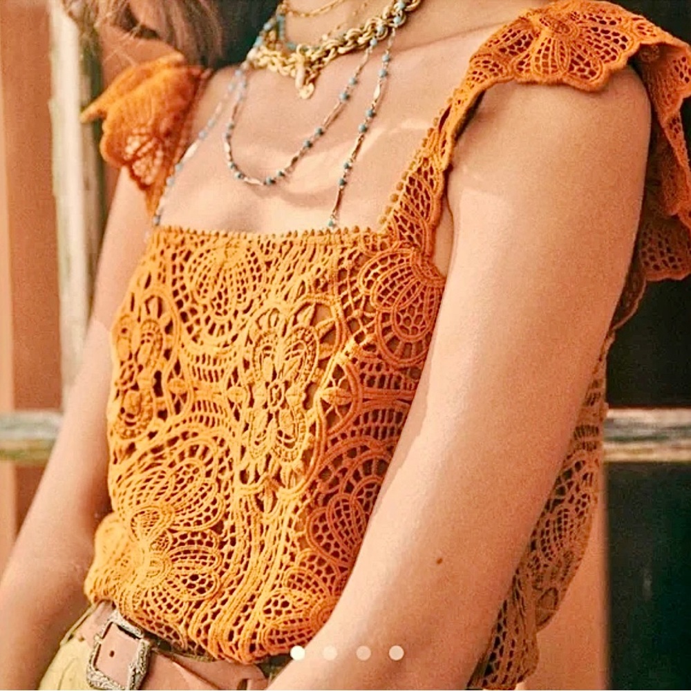 Sezane Edith Blouse in Ocre - NWT
